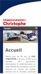 Mobile Screenshot of christophe-demenagements.com